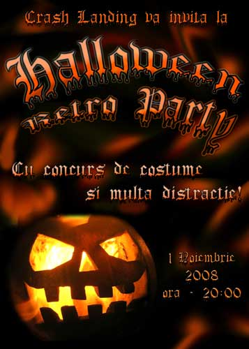 Crash Landing Baia Mare - Halloween retro party